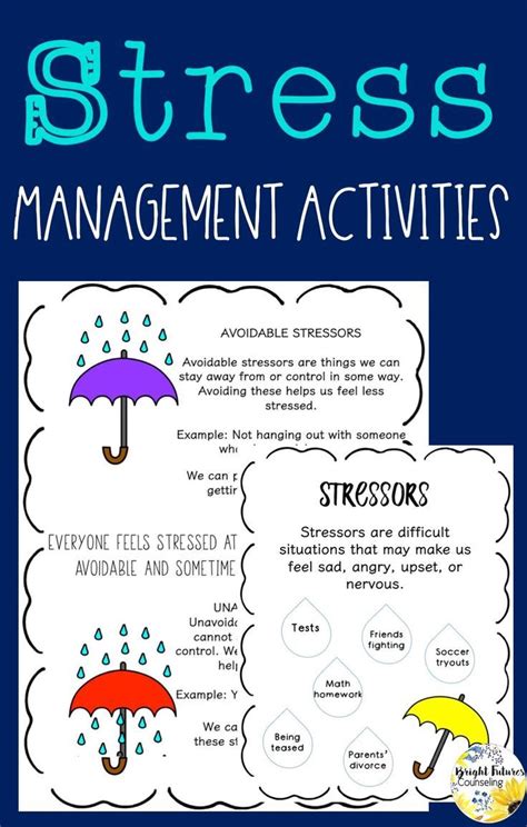 activities for stress management 